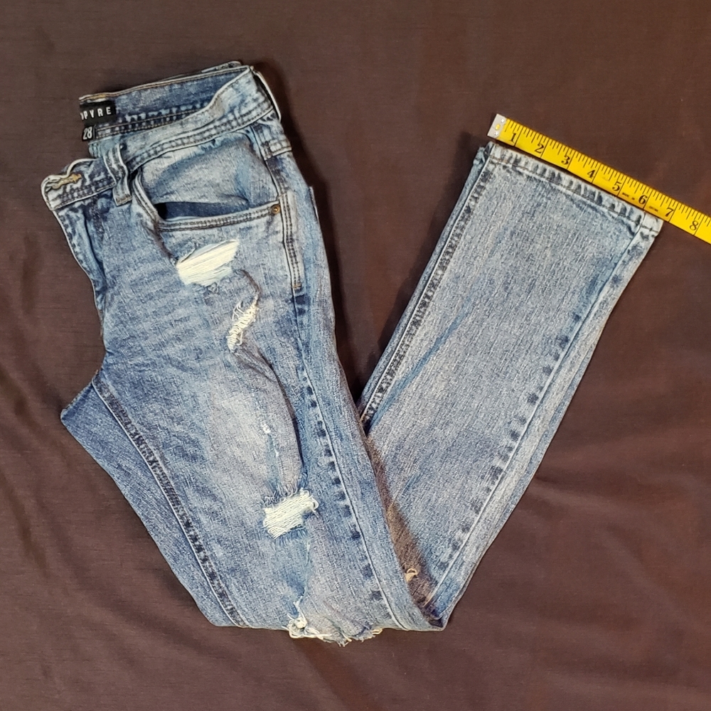 'Skeletor' ☠ Super Distressed Men's Skinny Jeans